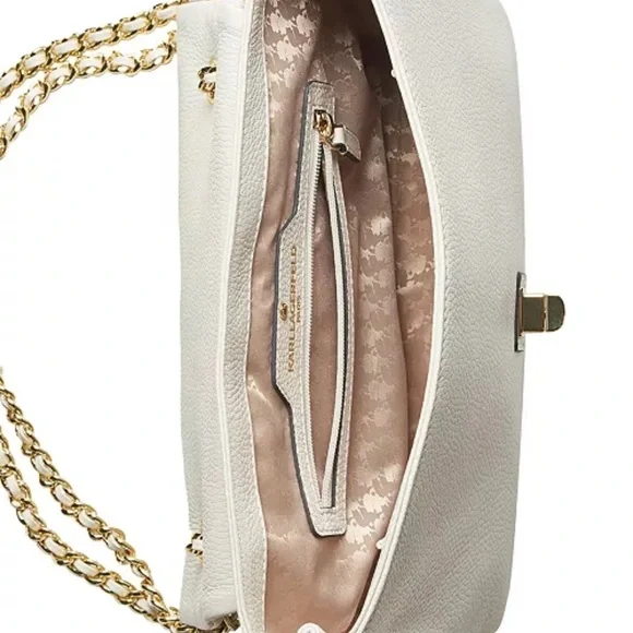 Karl Lagerfeld Paris Agyness Quilted Leather Bag - Picture 3 of 9